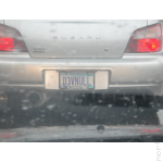D3vNull License Plate for Hackers